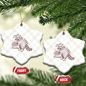Funny Raccoon Adult Humor Gag Gift Ceramic Ornament Pound My Cake Daddy TS12 Print Your Wear