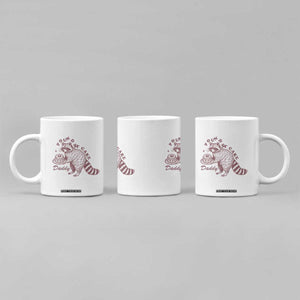 Funny Raccoon Adult Humor Gag Gift Coffee Mug Pound My Cake Daddy TS12 Print Your Wear