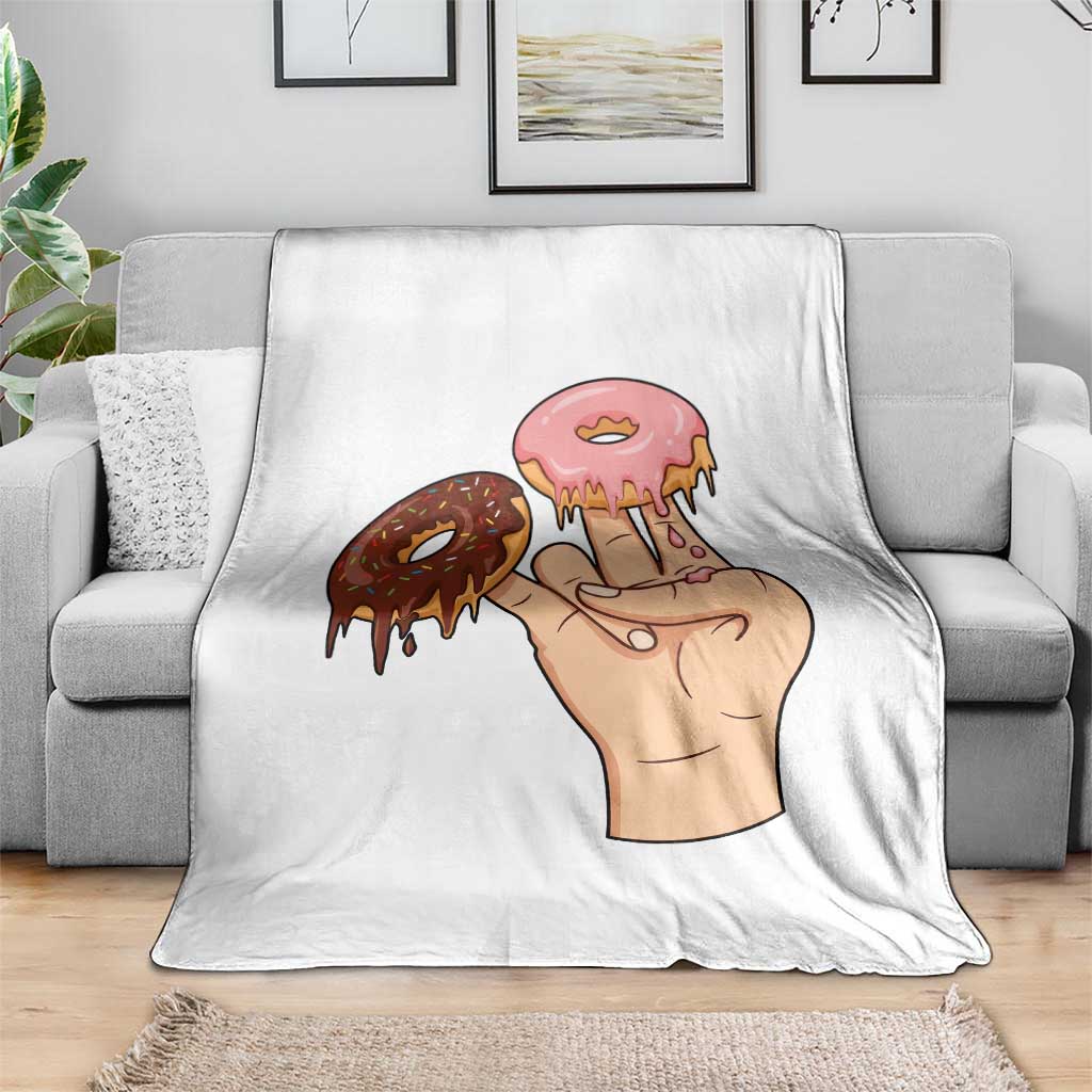 2 In The Pink 1 In The Stink Throw Blanket Funny Donut Adult Humor TS12 Print Your Wear