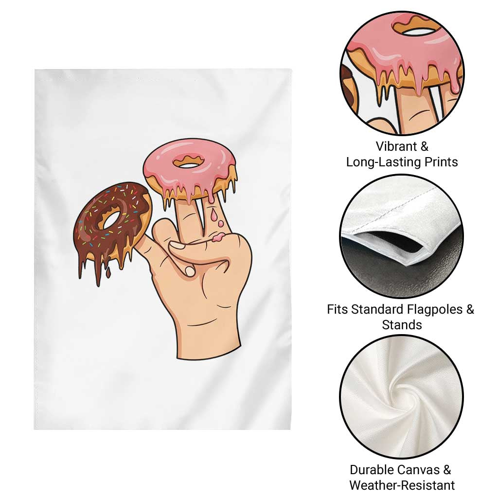 2 In The Pink 1 In The Stink Garden Flag Funny Donut Adult Humor TS12 Print Your Wear