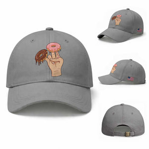 2 In The Pink 1 In The Stink Baseball Cap Funny Donut Adult Humor TS12 Baseball Cap Universal Fit Sport Gray Print Your Wear