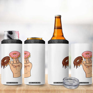 2 In The Pink 1 In The Stink 4 in 1 Can Cooler Tumbler Funny Donut Adult Humor TS12 Print Your Wear