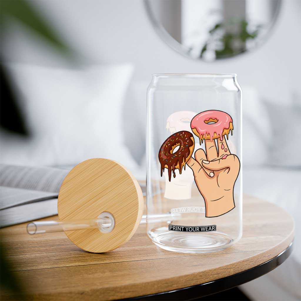 2 In The Pink 1 In The Stink Glass Can Funny Donut Adult Humor TS12 Print Your Wear