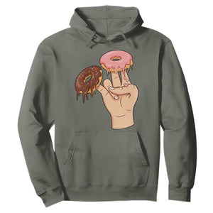 2 In The Pink 1 In The Stink Hoodie Funny Donut Adult Humor TS12 Military Green Print Your Wear