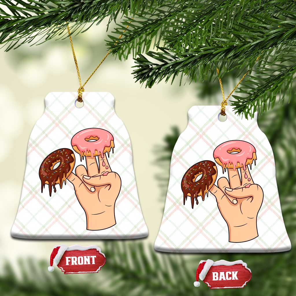 2 In The Pink 1 In The Stink Ceramic Ornament Funny Donut Adult Humor TS12 Print Your Wear