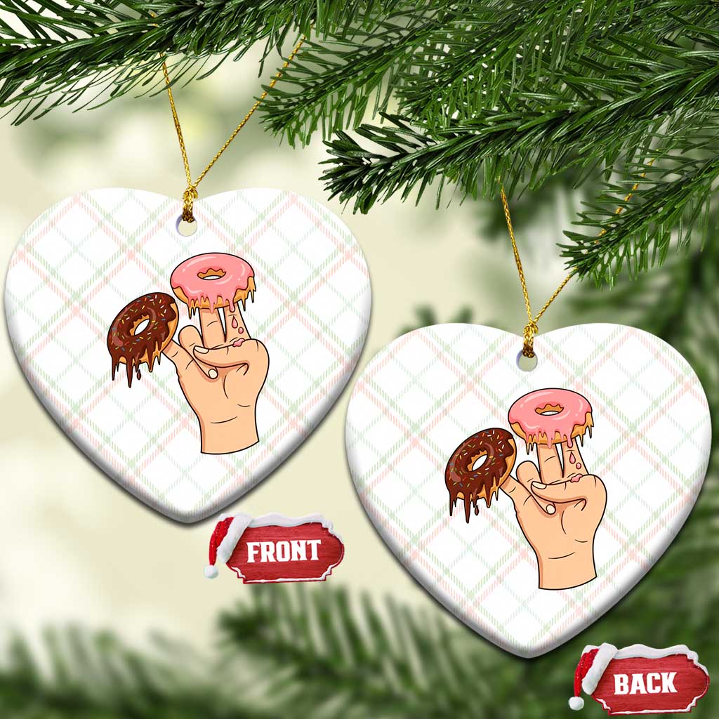 2 In The Pink 1 In The Stink Ceramic Ornament Funny Donut Adult Humor TS12 Print Your Wear