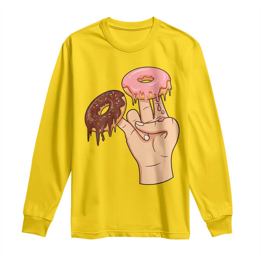 2 In The Pink 1 In The Stink Long Sleeve Shirt Funny Donut Adult Humor TS12 Daisy Print Your Wear