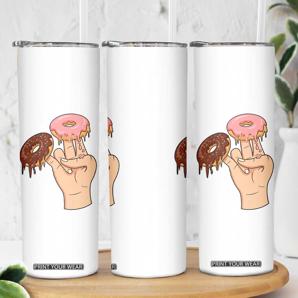 2 In The Pink 1 In The Stink Skinny Tumbler Funny Donut Adult Humor TS12 Print Your Wear