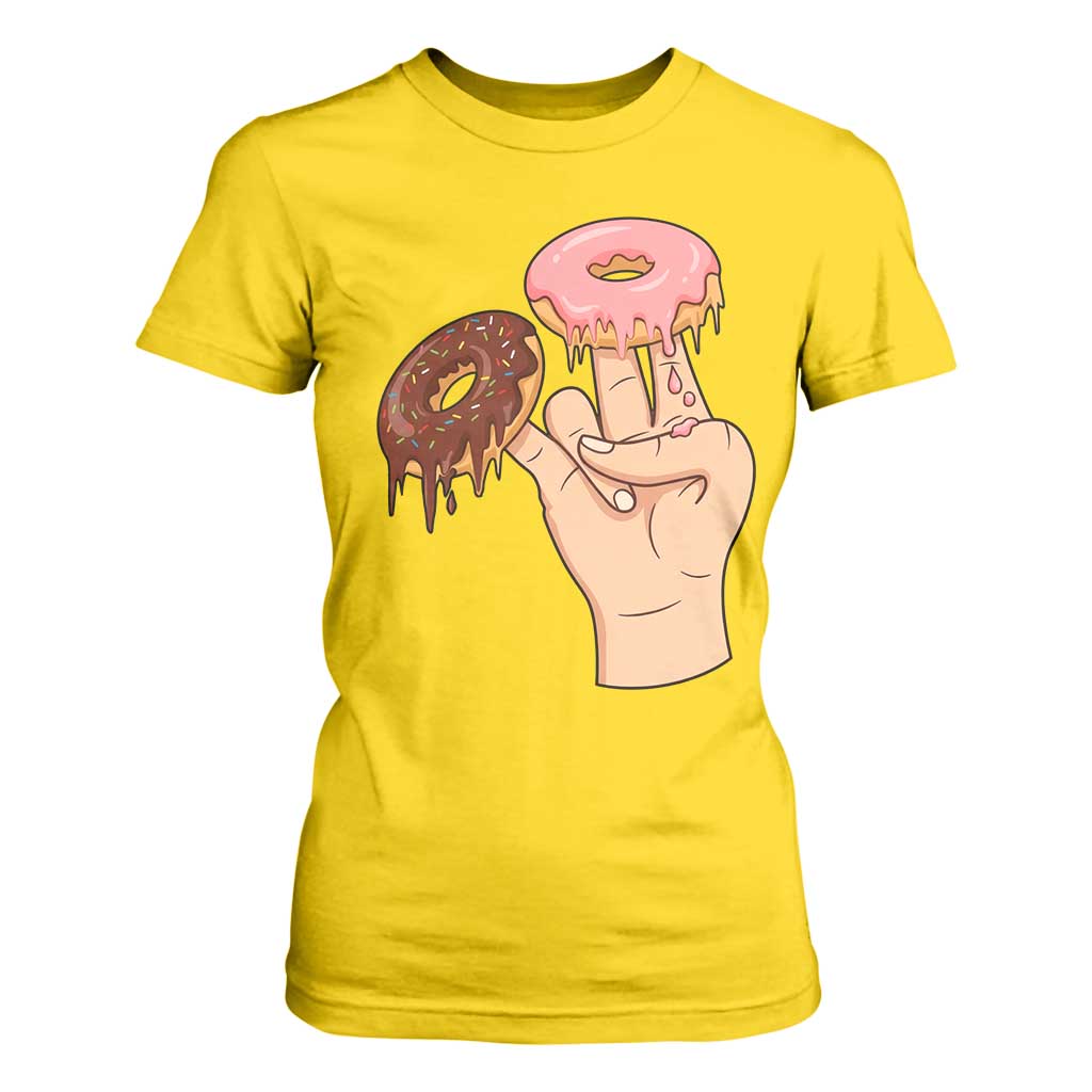 2 In The Pink 1 In The Stink T Shirt For Women Funny Donut Adult Humor TS12 Daisy Print Your Wear