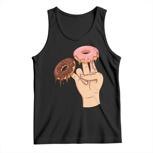 2 In The Pink 1 In The Stink Tank Top Funny Donut Adult Humor TS12 Black Print Your Wear