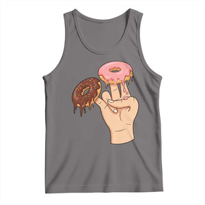 2 In The Pink 1 In The Stink Tank Top Funny Donut Adult Humor TS12 Deep Heather Print Your Wear