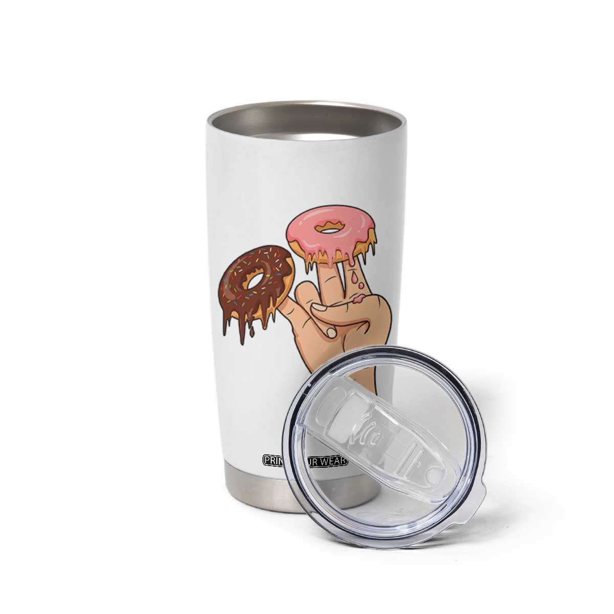 2 In The Pink 1 In The Stink Tumbler Cup Funny Donut Adult Humor TS12 Print Your Wear