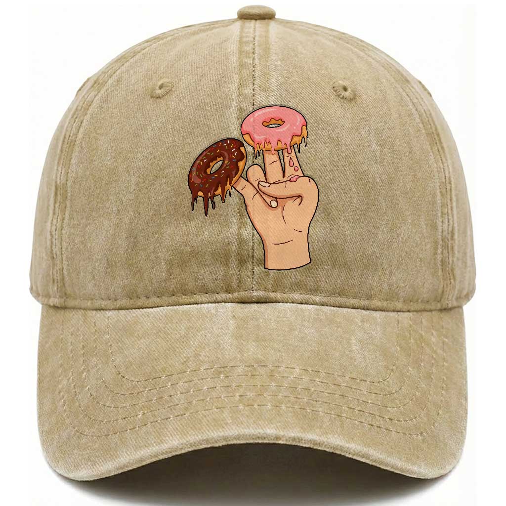 2 In The Pink 1 In The Stink Washed Cotton Baseball Cap Funny Donut Adult Humor TS12 Print Your Wear