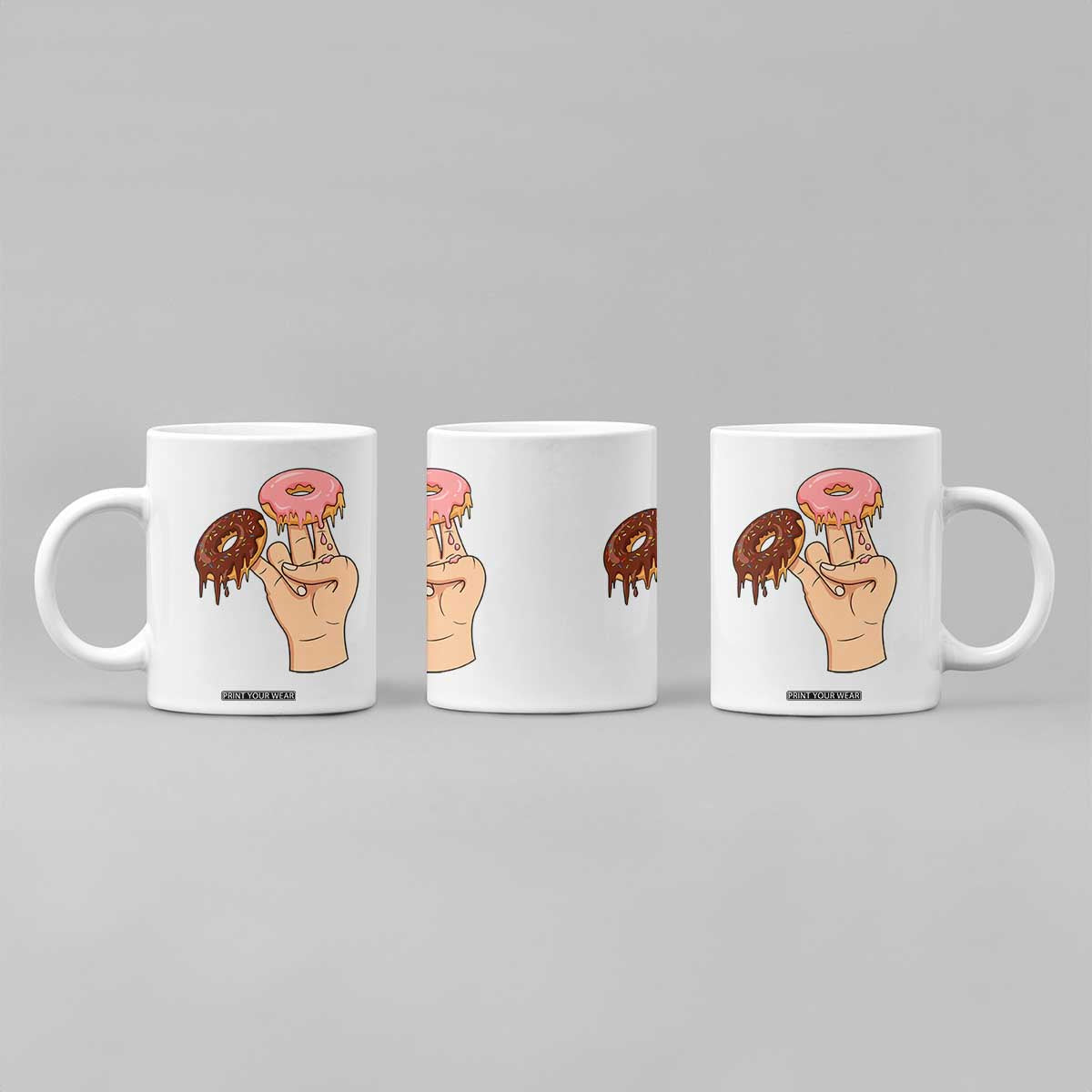 2 In The Pink 1 In The Stink Coffee Mug Funny Donut Adult Humor TS12 Print Your Wear