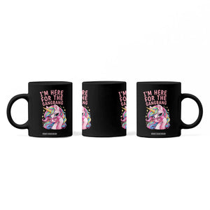 Funny Adult Humor Coffee Mug I Am Here For The Gangb*ng TS12 Print Your Wear