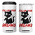 Killer Black Cat Halloween 4 in 1 Can Cooler Tumbler Follow Your Dreams TS12 One Size: 16 oz White Print Your Wear
