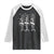 Emergency Room RN Nurse Halloween Raglan Shirt Dancing Skeleton TS12 Black White Print Your Wear