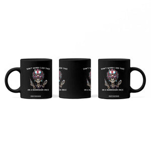 Funny Halloween Skeleton Nurse Coffee Mug Do not Worry I Did This On A Mannequin Once TS12 Print Your Wear
