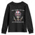 Funny Halloween Skeleton Nurse Youth Sweatshirt Do not Worry I Did This On A Mannequin Once TS12 Black Print Your Wear