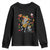 Day Of The Dead Skeleton Youth Sweatshirt Playing Guitar With Dog Mexican Festival TS12 Black Print Your Wear