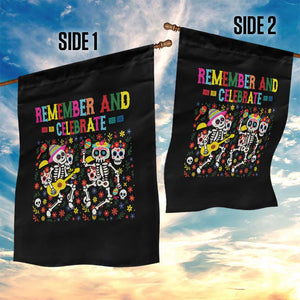Dia De Los Muertos Skeleton Garden Flag Remember And Celebrate Mexican Festival TS12 Print Your Wear