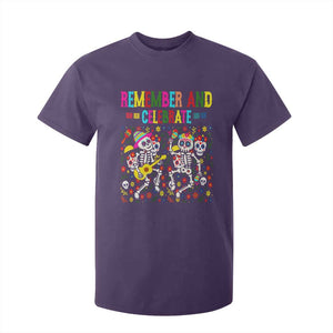 Dia De Los Muertos Skeleton T Shirt For Kid Remember And Celebrate Mexican Festival TS12 Purple Print Your Wear