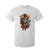 Day Of The Dead Latina T Shirt For Kid Cute Girl With Skeleton Kitten Floral Skull TS12 White Print Your Wear