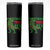 Christmas Dinosaur Skinny Tumbler Funny Tree Rex Xmas Light TS12 Black Print Your Wear