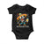Funny Never Better Baby Onesie Mexican Skeleton Drinking Coffee TS12 Black Print Your Wear