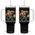 Funny Never Better Tumbler With Handle Mexican Skeleton Drinking Coffee TS12 One Size: 40 oz Black Print Your Wear