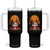 Halloween Cat Tumbler With Handle Horror Vampire Kawaii Chibi Kitten TS12 One Size: 40 oz Black Print Your Wear