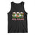 Christmas Nurse Tank Top Funny Merry Nursemas Pine Tree TS12 Black Print Your Wear
