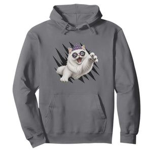 Funny Princess Cat With Featuring Scratch Effect Printed Hoodie This Is An Outrage