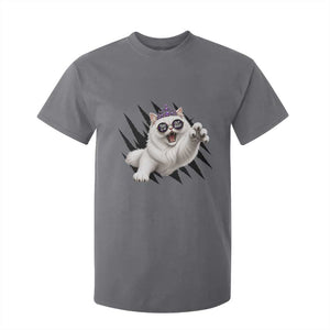 Funny Princess Cat With Featuring Scratch Effect Printed T Shirt For Kid This Is An Outrage