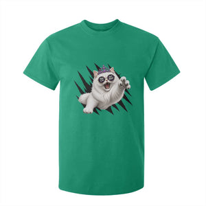 Funny Princess Cat With Featuring Scratch Effect Printed T Shirt For Kid This Is An Outrage