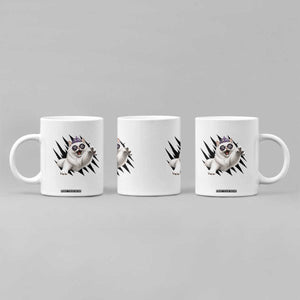 Funny Princess Cat With Featuring Scratch Effect Printed Coffee Mug This Is An Outrage