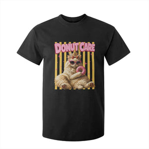 Funny Princess Cat Eating Donut T Shirt For Kid Sci-Fi Book Lover Gift