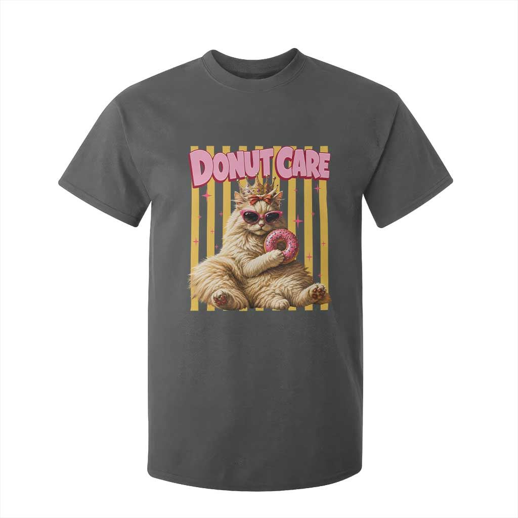 Funny Princess Cat Eating Donut T Shirt For Kid Sci-Fi Book Lover Gift