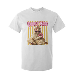 Funny Princess Cat Eating Donut T Shirt For Kid Sci-Fi Book Lover Gift