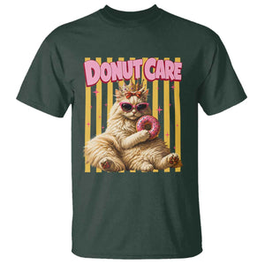 Funny Princess Cat Eating Donut T Shirt Sci-Fi Book Lover Gift