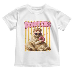 Funny Princess Cat Eating Donut Toddler T Shirt Sci-Fi Book Lover Gift