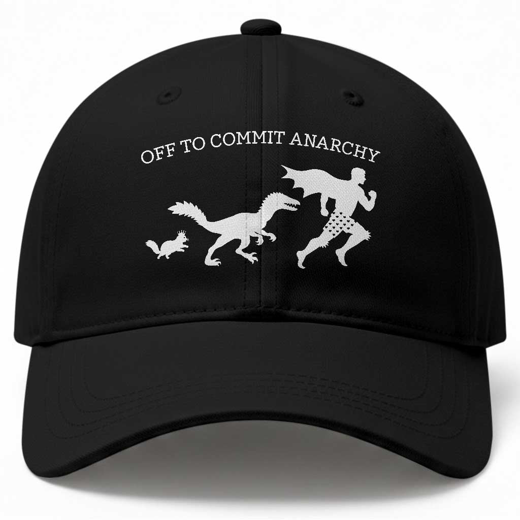 Funny Princess Cat Sci Fi Gift Baseball Cap Off To Commit Anarchy