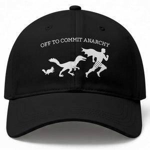 Funny Princess Cat Sci Fi Gift Baseball Cap Off To Commit Anarchy