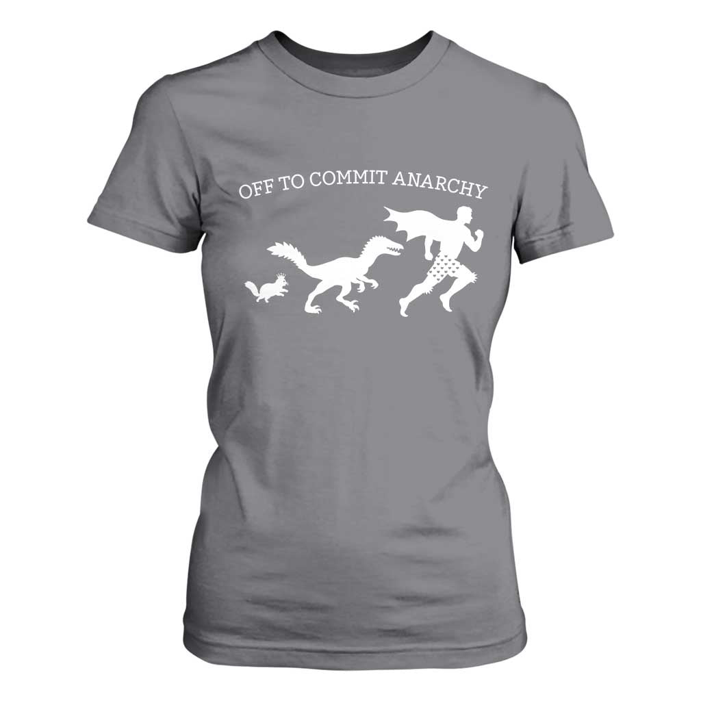 Funny Princess Cat Sci Fi Gift T Shirt For Women Off To Commit Anarchy