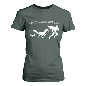 Funny Princess Cat Sci Fi Gift T Shirt For Women Off To Commit Anarchy