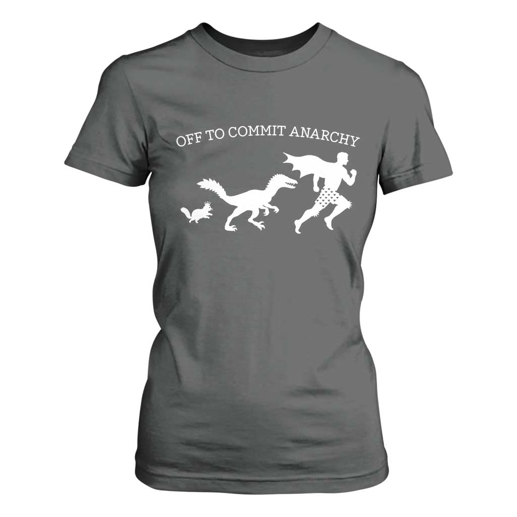 Funny Princess Cat Sci Fi Gift T Shirt For Women Off To Commit Anarchy