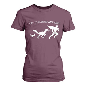 Funny Princess Cat Sci Fi Gift T Shirt For Women Off To Commit Anarchy