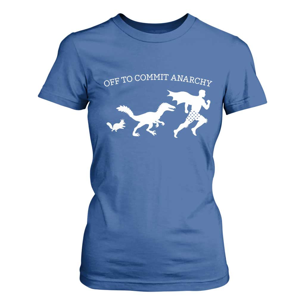 Funny Princess Cat Sci Fi Gift T Shirt For Women Off To Commit Anarchy