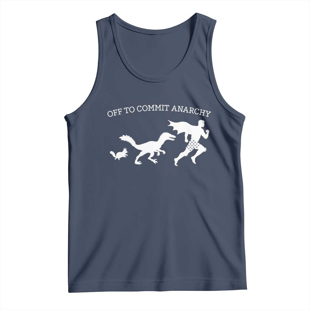Funny Princess Cat Sci Fi Gift Tank Top Off To Commit Anarchy
