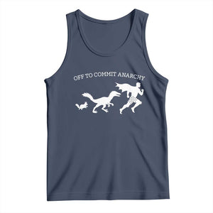 Funny Princess Cat Sci Fi Gift Tank Top Off To Commit Anarchy